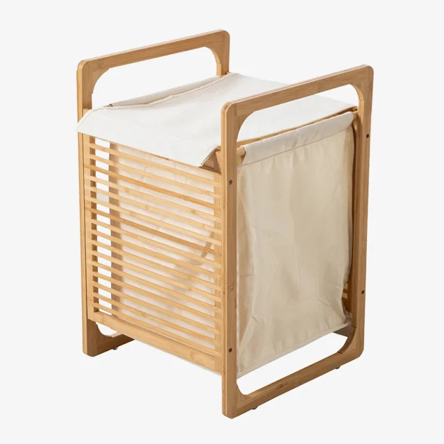 Panalı Bambu Banyo Sepetleri