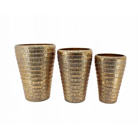 Panalı Metal Dekoratif Saksı-PNL-MG18
